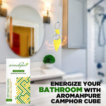 Aromahpure Camphor Cube Air Freshener (Bhimseni + Lemon)