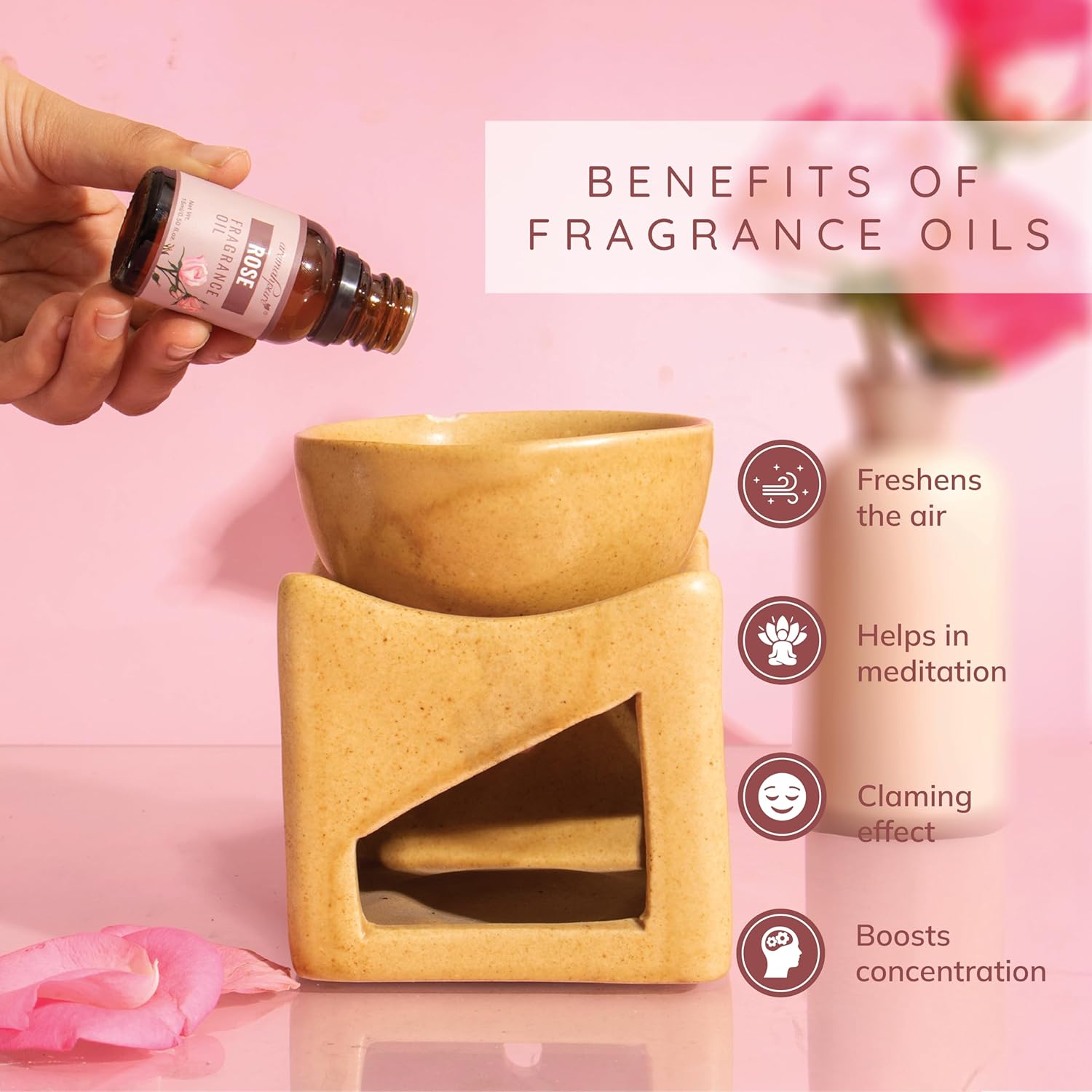 Benefits of Rose Aroma Fragrance Oil 