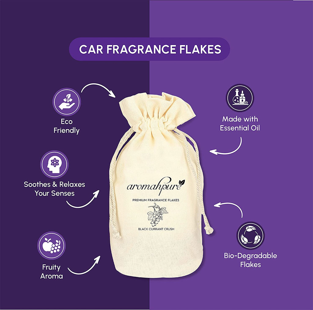 Car perfume flakes black currant Key features
