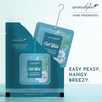 Easy hanging Gel wave air freshener OCean fragrance