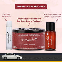 Aromahpure Dashboard Car Perfume with 50 ML Anti Smoke Miniature, Classic Fragrance Oil