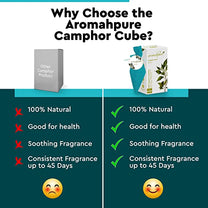 Aromahpure Camphor Cube Air Freshener (Bhimseni + Sandalwood)