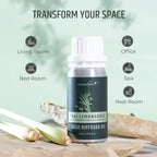 Use Lemongrass fragrance oil with Diffuser at living room, bed room, office, spa and more