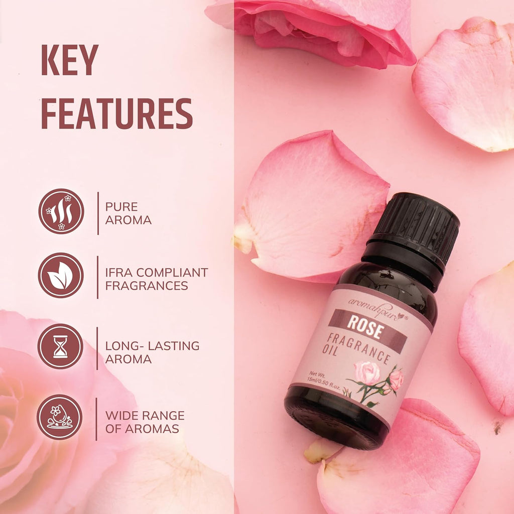 Key Features of Rose Aroma Fragrance Oil 