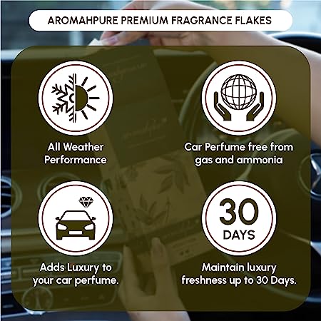 Aromahpure Leather Flakes premium car fragrance