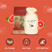 Aromahpure Premium Flakes Car Perfume - Refreshing (Grapefruit)