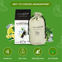 Aromahpure Premium Car Perfume Flakes with Activated Charcoal - Refreshing (Mojito)