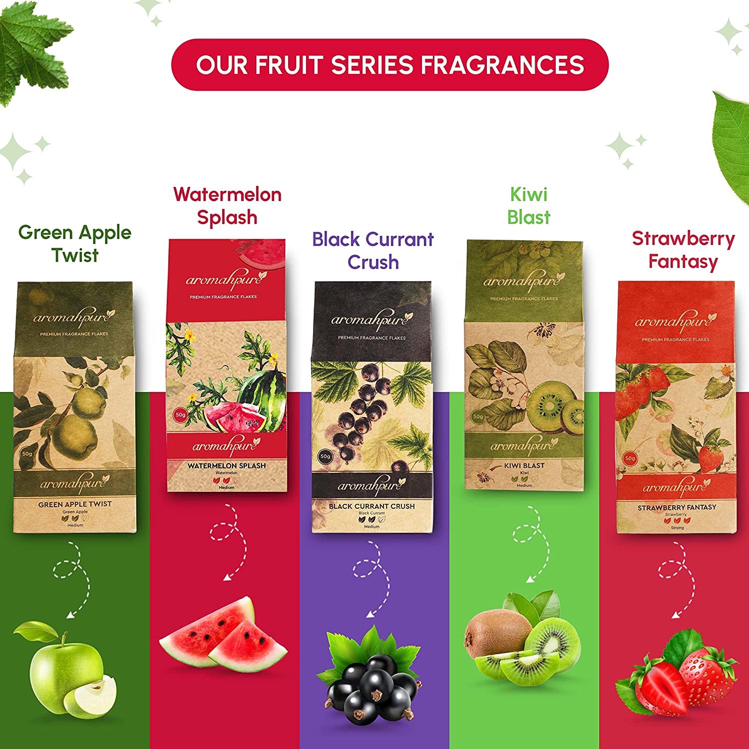 Fruity series car perfume flakes