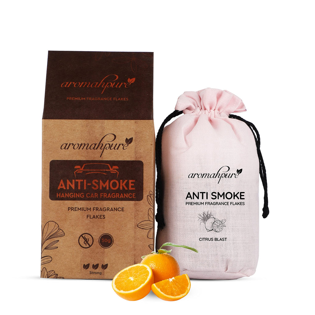 Aromahpure Orange Lemongrass Anti-Smoke Car Perfume Flakes