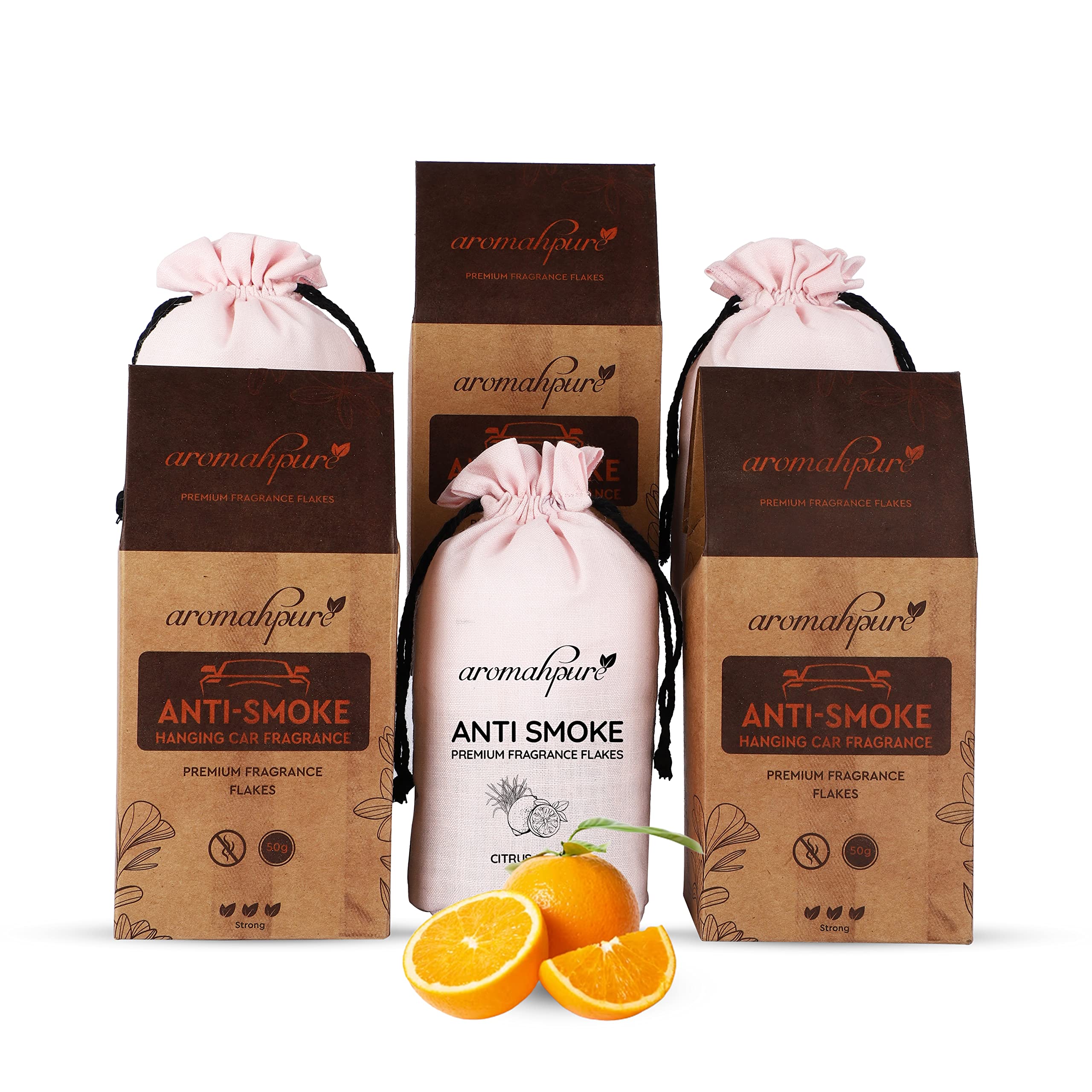 Aromahpure Orange Lemongrass Flakes pack of 3