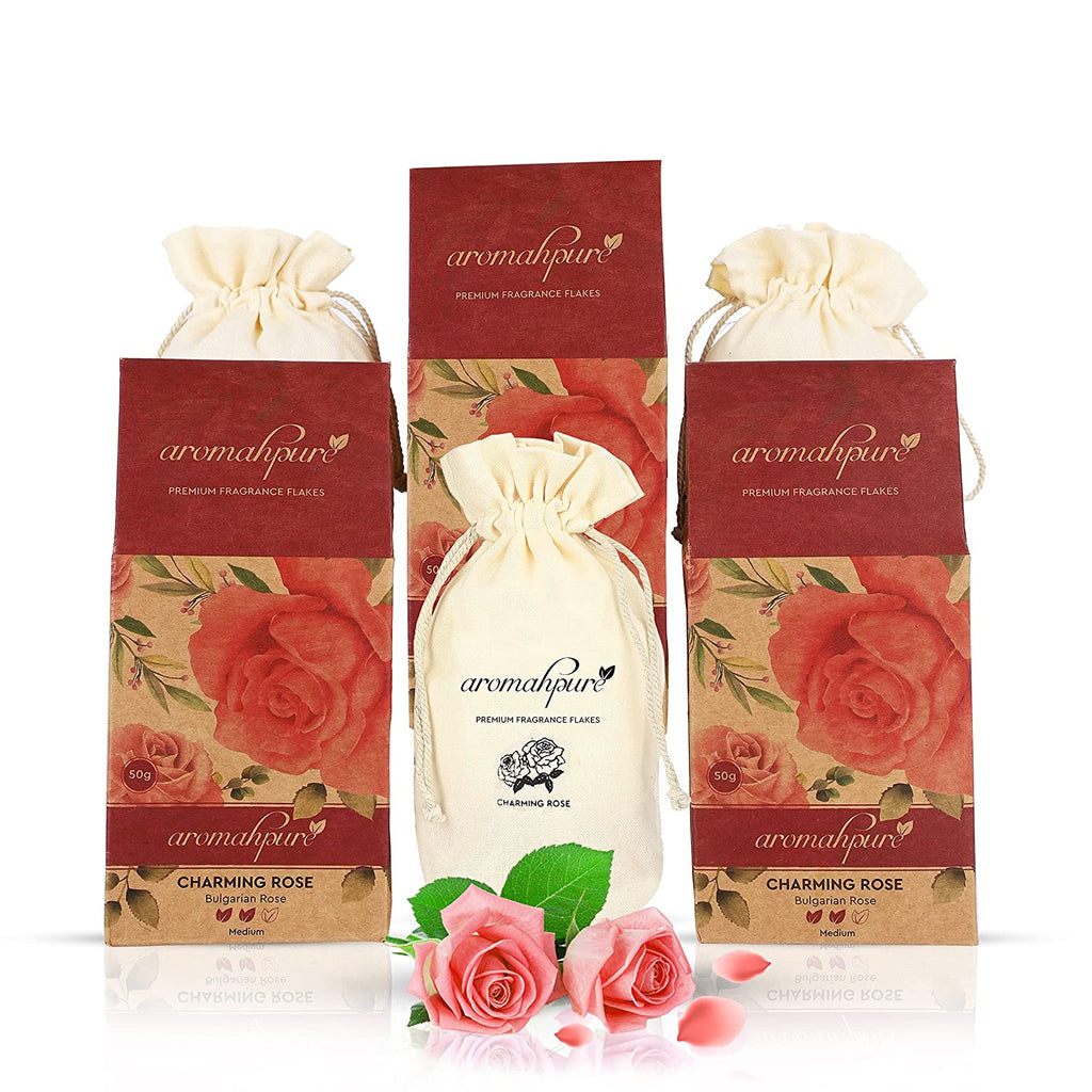 car perfume flakes charming rose pack of 3