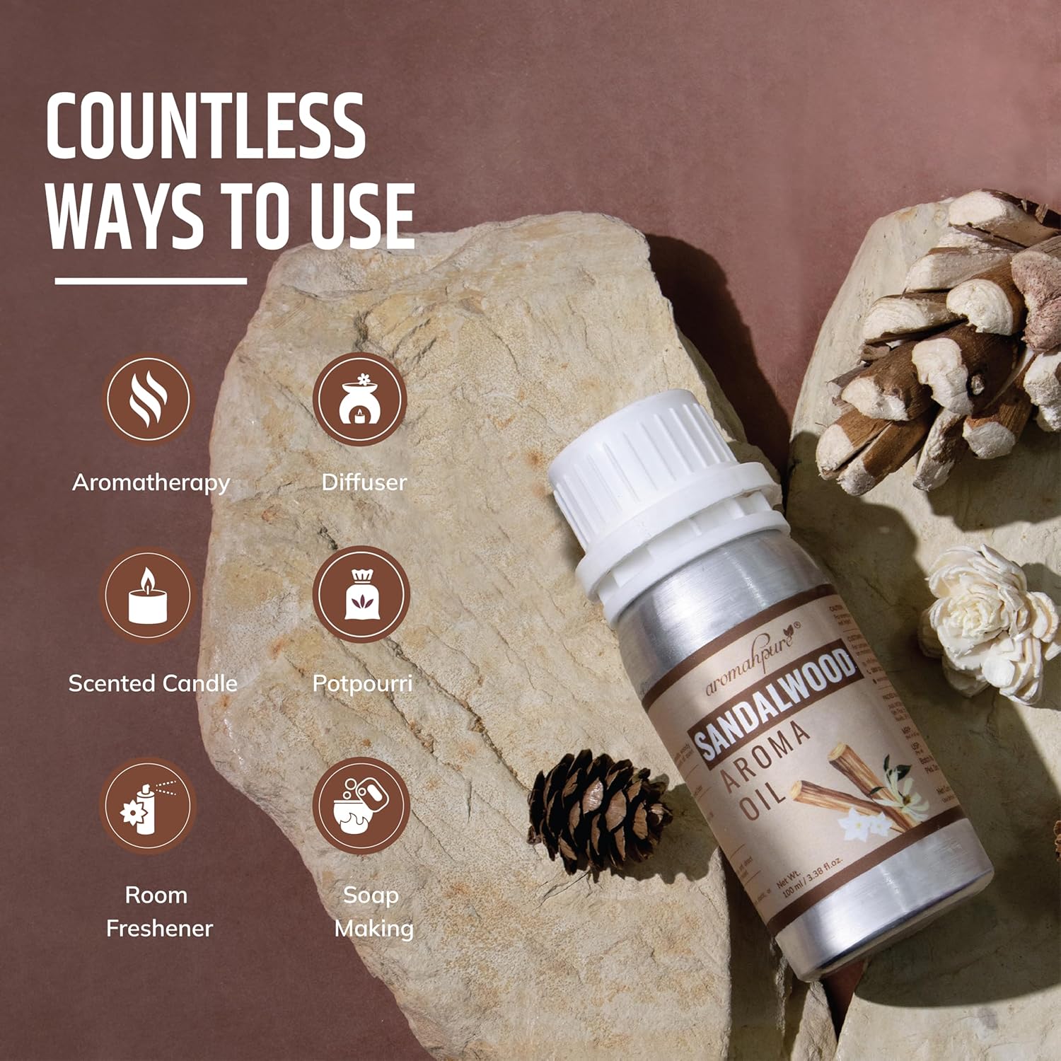 Countless ways to use of Sandalwood aroma oil