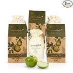 car perfume flakes green apple pack of 3