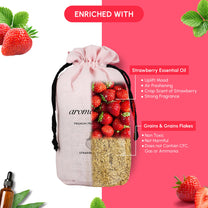 Anti smoke hanging car fragrance strawberry enriched with