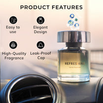 Aromahpure Elegant Glass Bottle Car Perfume