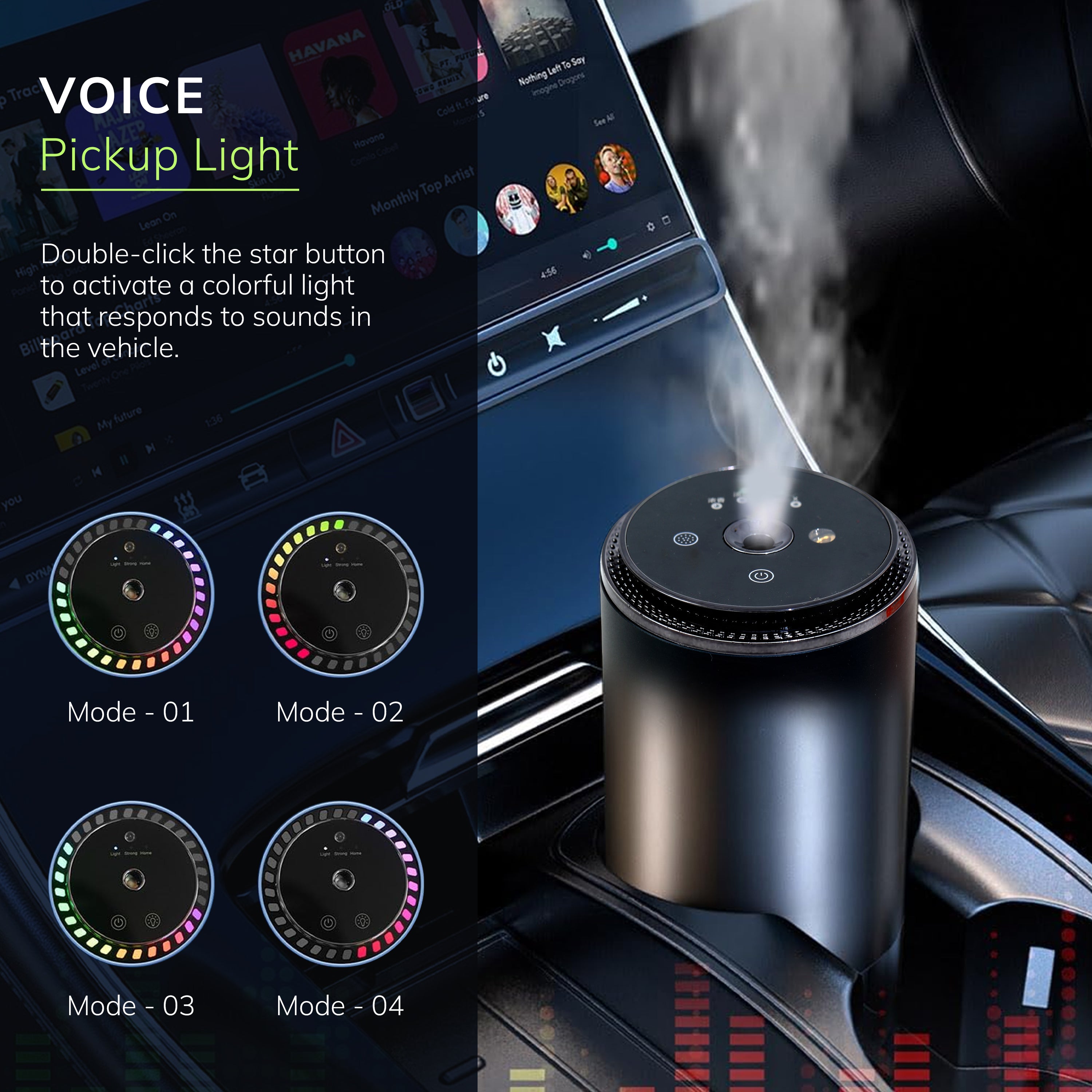Aromahpure Car Humidifier Black (To Meet by Chance)