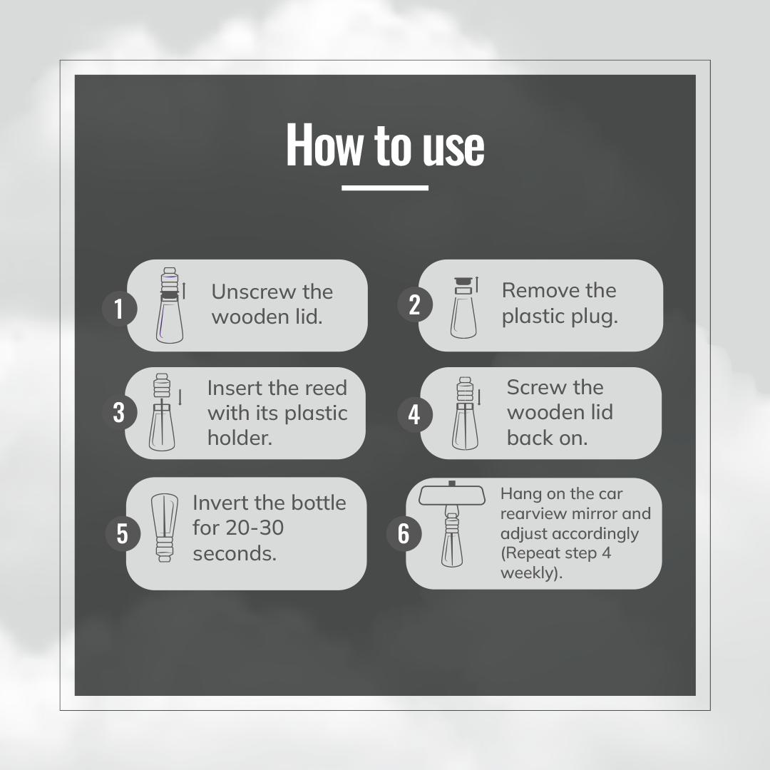 how to use car perfume hanging pod moonlight musk