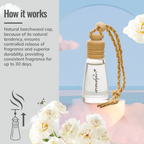car perfume hanging pod moonlight musk how it works