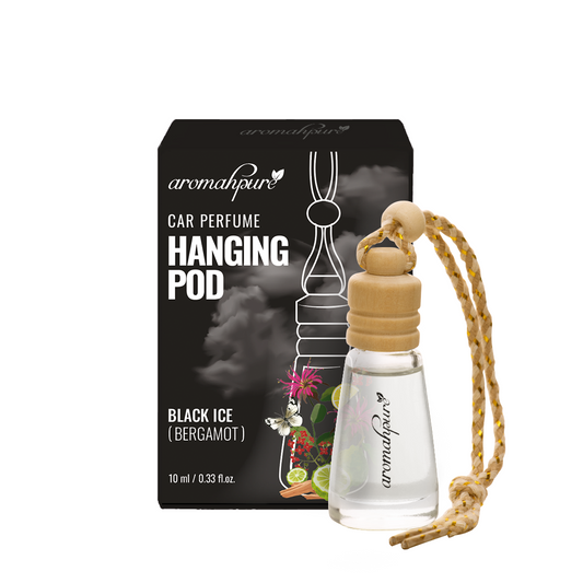 Aromahpure Premium Car Perfume Hanging Long Pod (Black Ice)