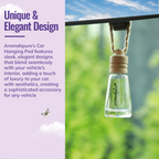 hanging pod car perfume lavender design