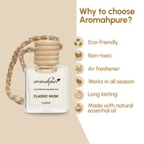 Aromahpure Hanging Car Pod Freshener (Classic Musk)