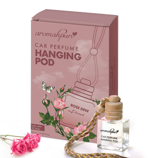 Aromahpure Hanging Car Pod Freshener (Rose Dew)