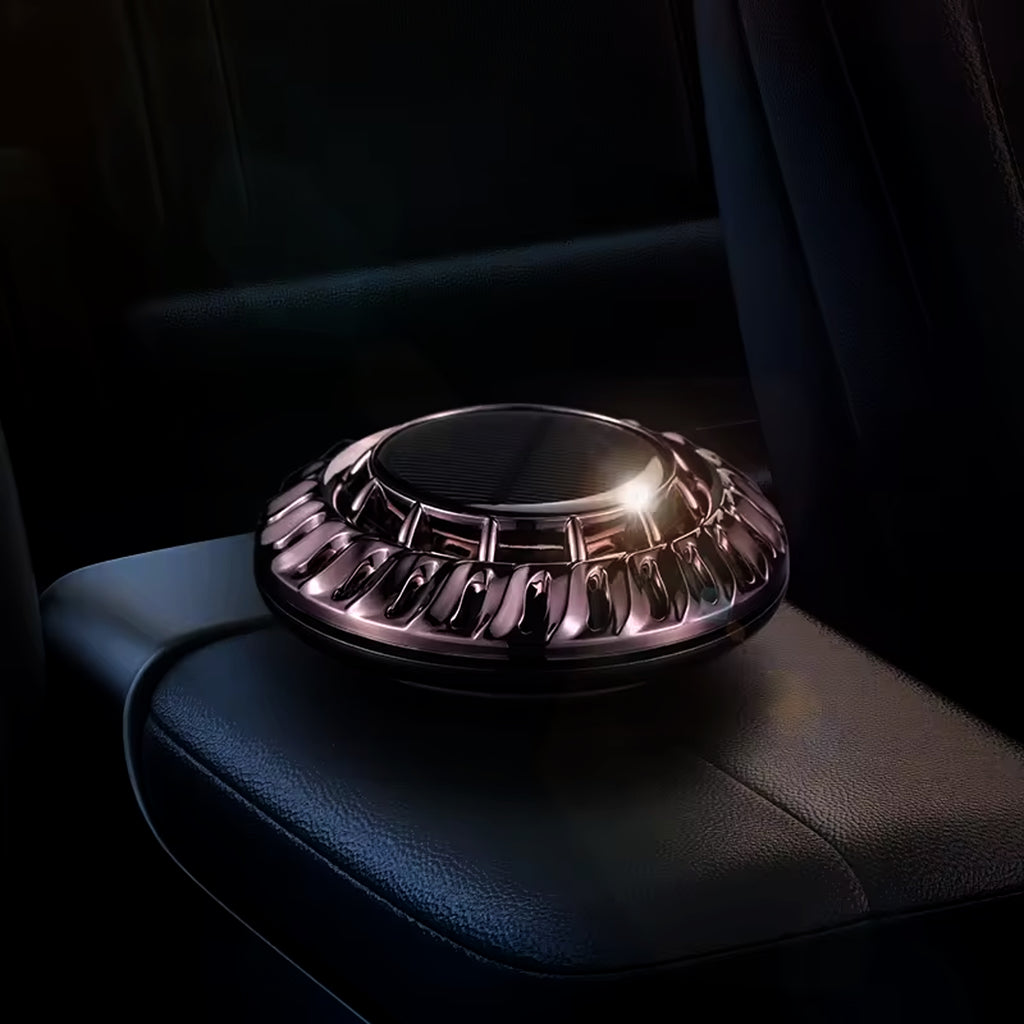 Round Solar Car Perfume Air Freshener (Cologne)