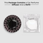 Round Solar Car Perfume Air Freshener (Cologne)