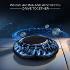 Round Solar Car Perfume Air Freshener (Ocean)