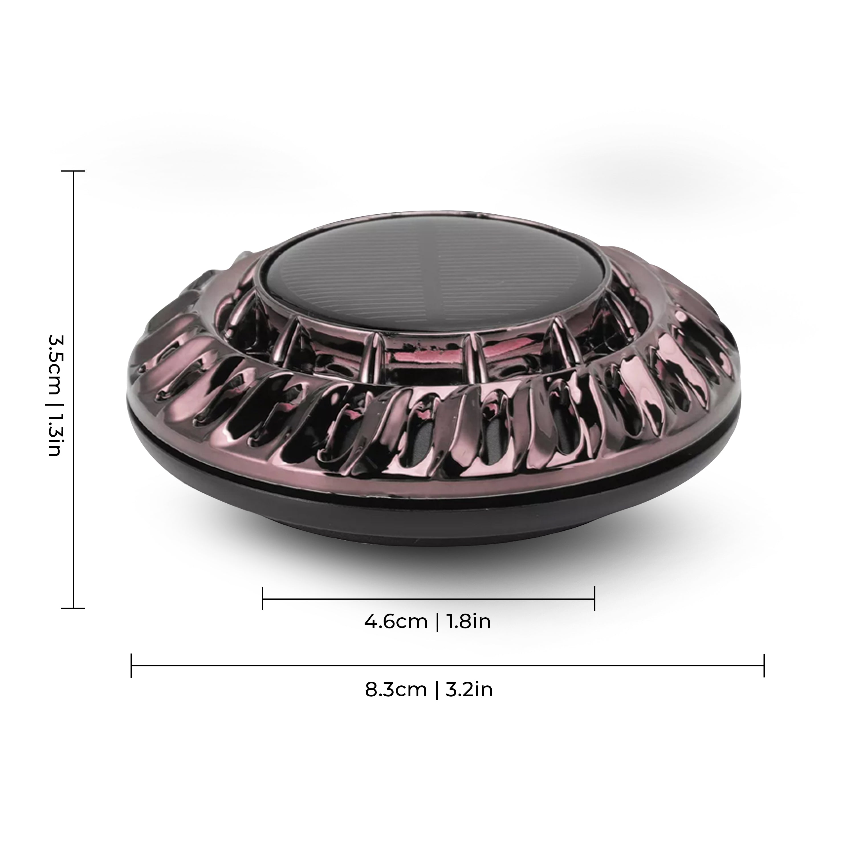 Round Solar Car Perfume Air Freshener (Cologne)