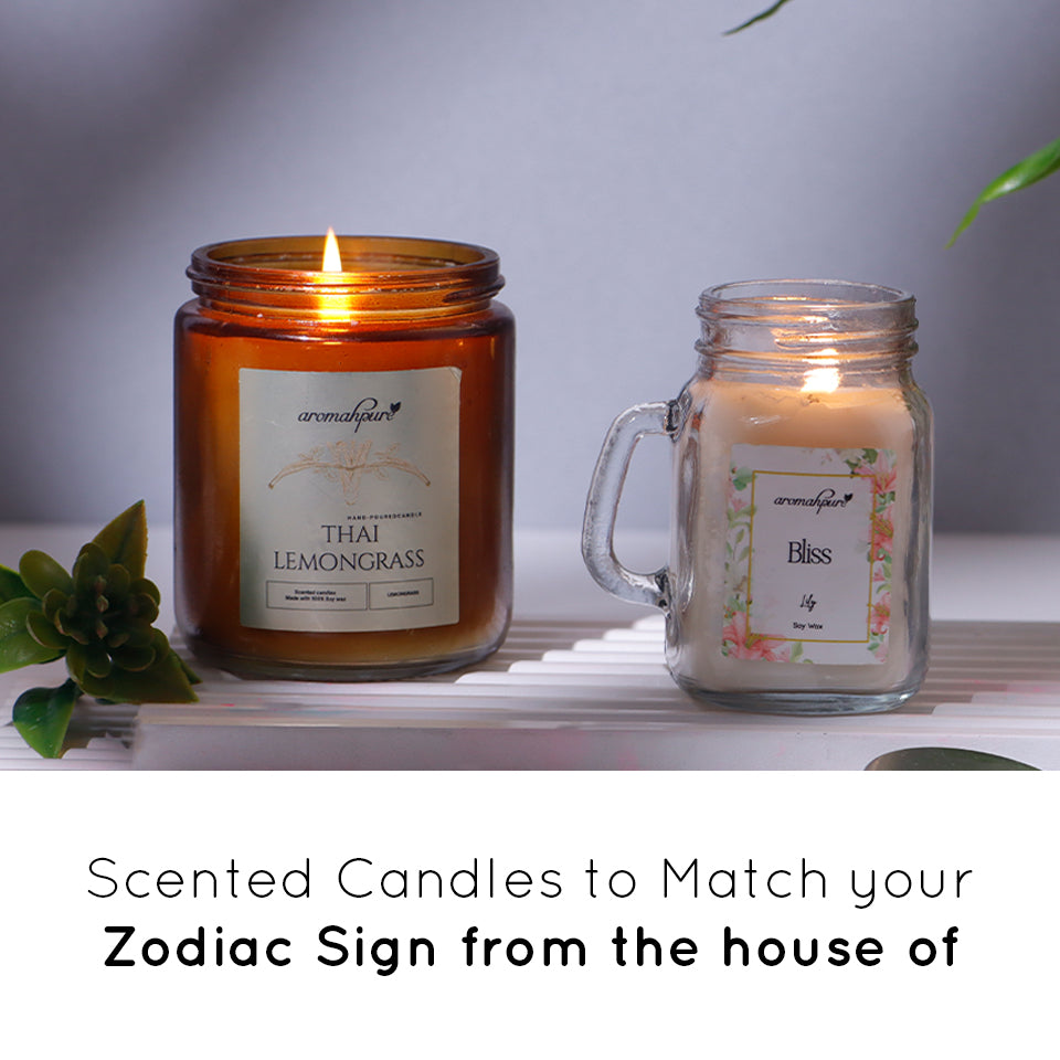 Scented Candles to Match your Zodiac Sign from the house of Aromahpure