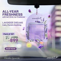 Gel wink lavender fragrance hanging car perfume