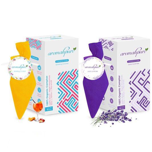 Aromahpure Camphor Cube Air Freshener (Lavender + Cocktail)