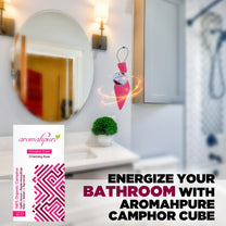 Aromahpure Camphor Cube Air Freshener (Rose + Jasmine)