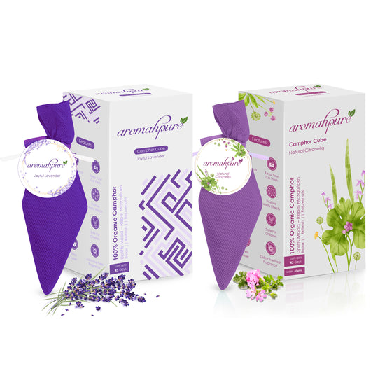 Aromahpure Camphor Cube Air Freshener (Citronella + Lavender)