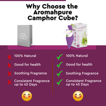 Aromahpure Camphor Cube Air Freshener (Citronella + Original)