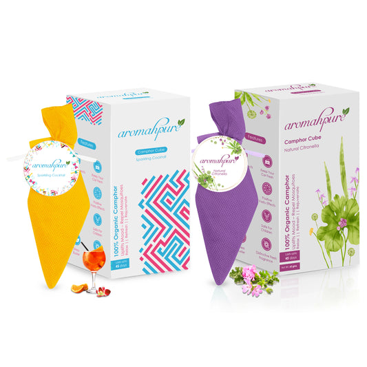 Aromahpure Camphor Cube Air Freshener (Citronella + Cocktail)