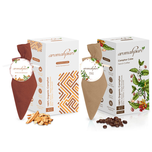 Aromahpure Camphor Cube Air Freshener (French Coffee + Sandalwood)