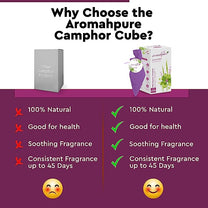 Aromahpure Camphor Cube Air Freshener (Bhimseni + Citronella)