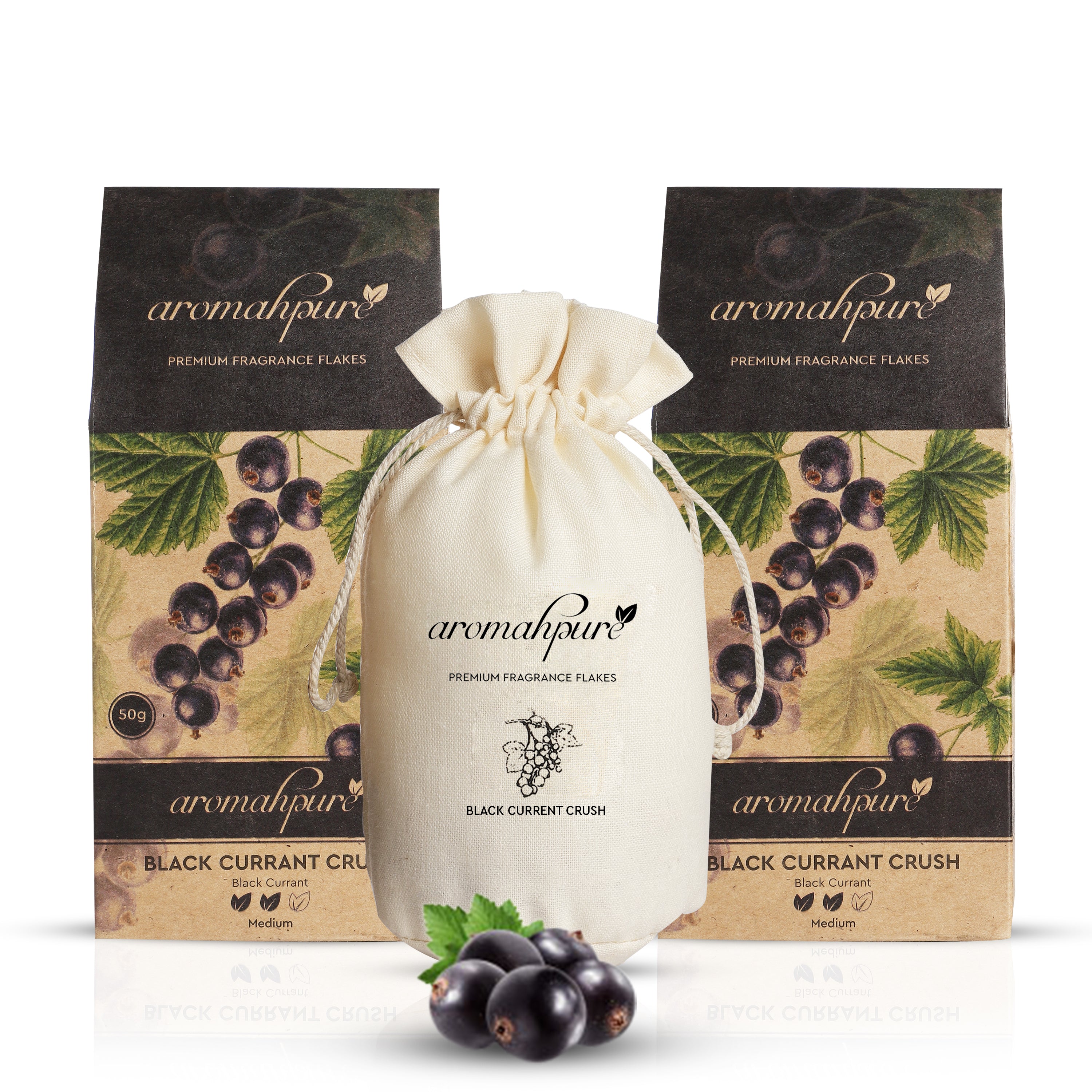 Car perfume flakes black currant pack of 2