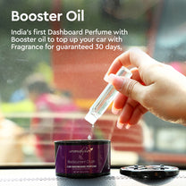 Aromahpure Dashboard Car Perfume with 50 ML Miniature Fragrance Oil (Bubble Gum, Blackcurrant)