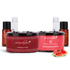 Aromahpure Dashboard Car Perfume with 50 ML Miniature Fragrance Oil (Bubble Gum, Watermelon)