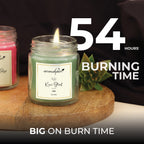 Soy Wax Round Jar 100ml Candles (Charming Rose, Kiwi Blast)