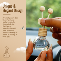 Aromahpure Premium Car Perfume Vent Clip (Sandalwood) 14 ml