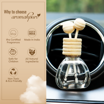 Aromahpure Premium Car Perfume Vent Clip (Sandalwood) 14 ml