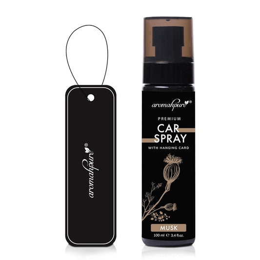 Car Spray with Hanging Card Musk