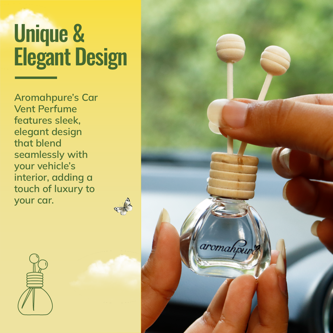 Car Vent Perfume Lemon Design