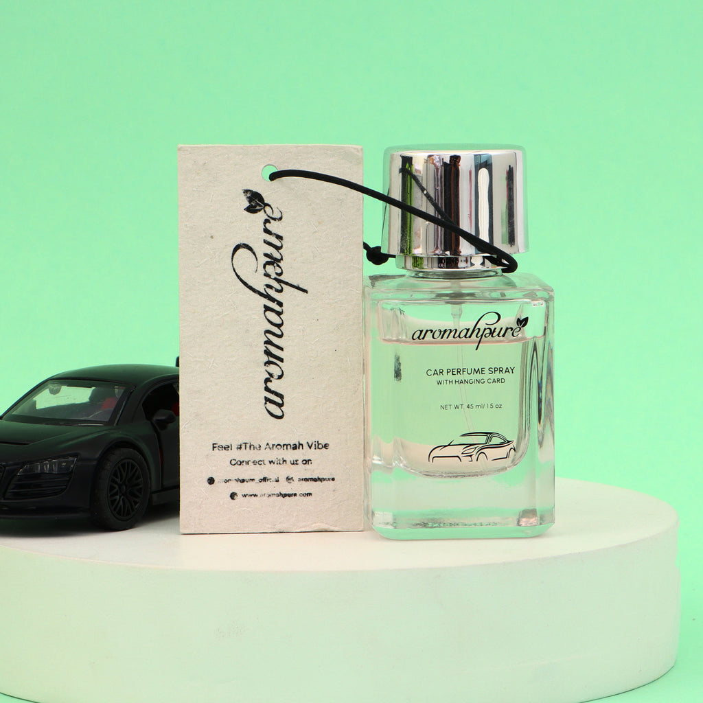 Aromahpure Car Perfume Spray with Hanging Card (Lemon & Mint)