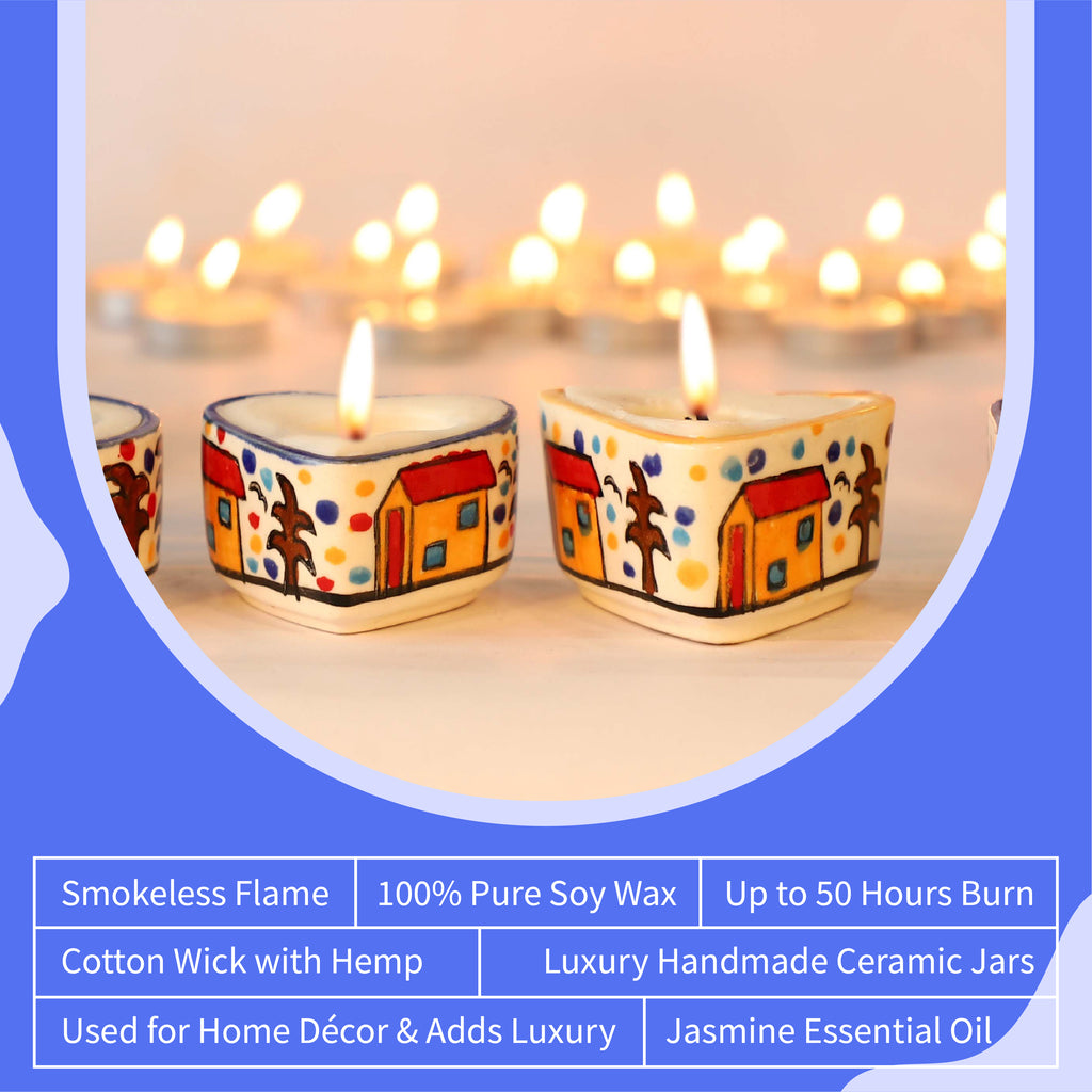 Aromahpure Ceramic Luxury Candle Jasmine - product image