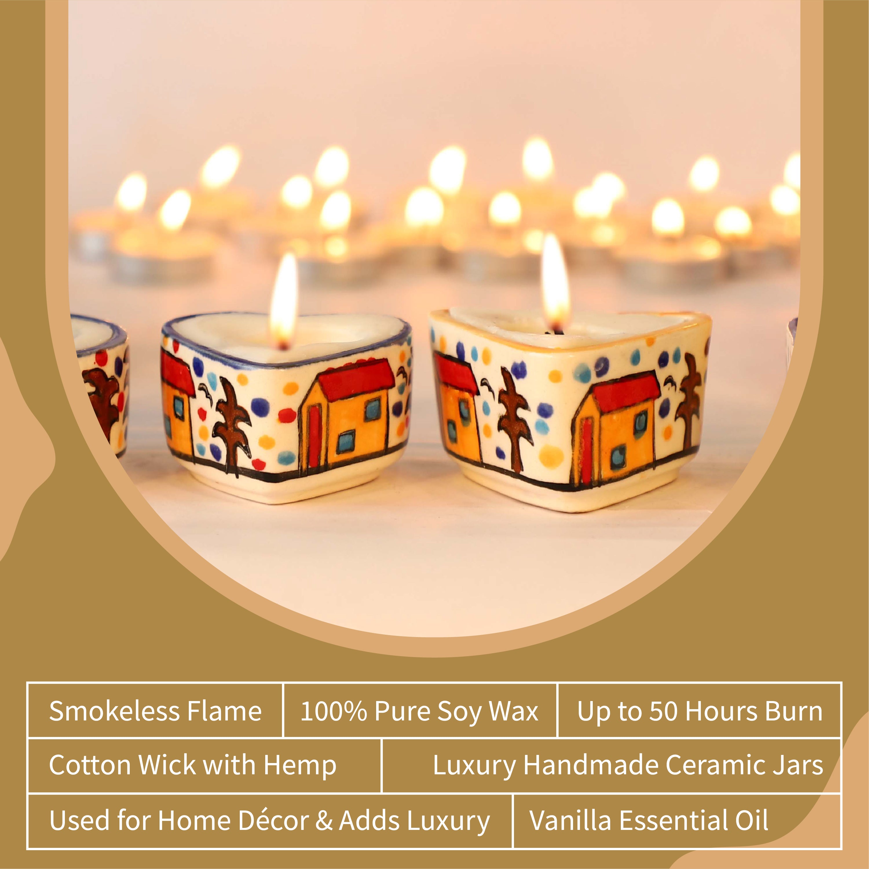 Aromahpure Ceramic Luxury Candle Vanilla - product image